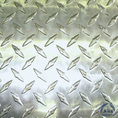 Рифлёный алюминиевый лист "Чечевица" 1,5х1500х3000 мм АМГ2НР купить  в Нижнем Новгороде