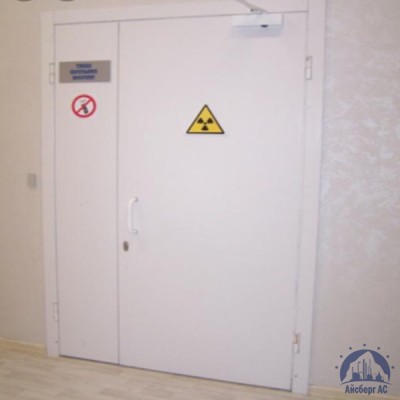 Рентгенозащитная алюминиевая дверь 1070х2080-1 мм купить  в Нижнем Новгороде